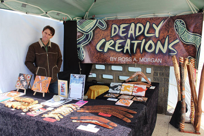 Ross Morgan Koori Art | St Kilda Esplanade Market